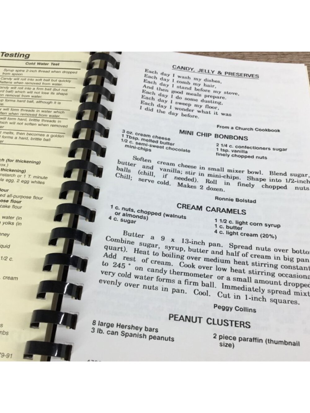 Heavenly Dishes St. Philips Catholic Church Cookbook Spiral-Bound Fundcraft 1991 - Picture 9 of 12
